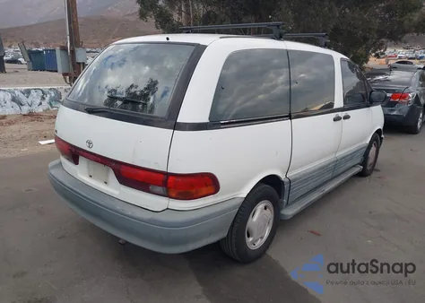 1992 Toyota Previa Le from USA, damaged, VIN JT3AC12R4N1009495
